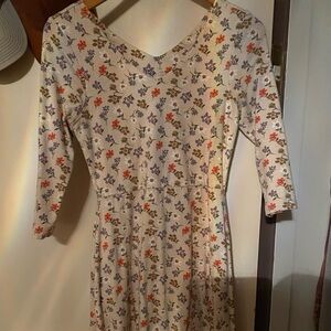 Pact Fir and Flare MIDI Dress size Medium